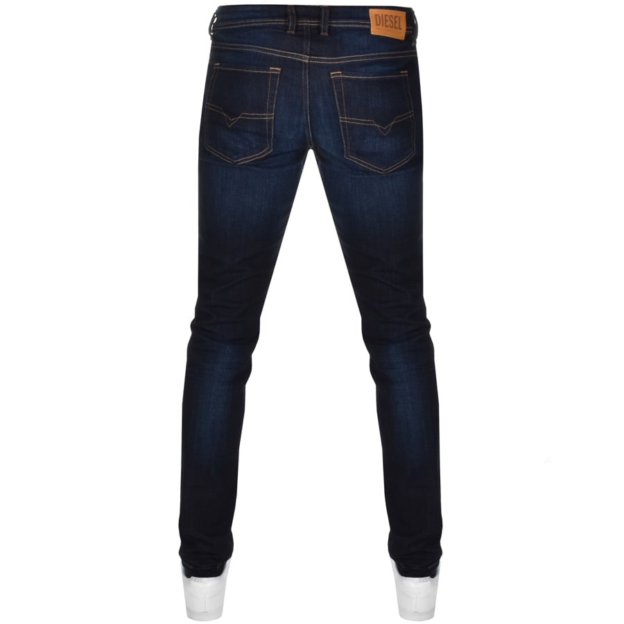 Alternative Image for ProductDiesel Sleenker 009EY Skinny Fit Jeans Navy2